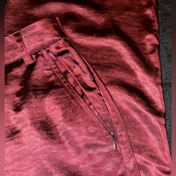 Good American  Washed Satin Wide-Leg Trousers - Picture 7 of 11